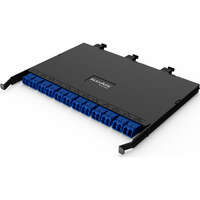 Elevate High Density Base12 - 24 Fibre OS2 LC-MPO Male Cassette Type B Black