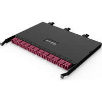 Elevate High Density Base12 - 24 Fibre OM4 LC-MPO Male Cassette Type B Black