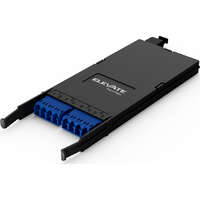 Elevate High Density Base8 - 8 Fibre OS2 LC-MPO Male Cassette Type B Black