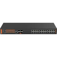 SilverNet 24 Port Series 5 Commercial Managed PoE+ Switch with 4 SFP+ 10G Ports