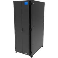 EDGE-3 24U 780W x 1100D Soundproof Micro Data Center Server Rack for Office and Sensitive Location Deployment Black with Black Trim