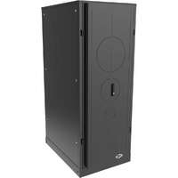 UCoustic 24U 780W x 1100D Soundproof Rack Black with Black Trim