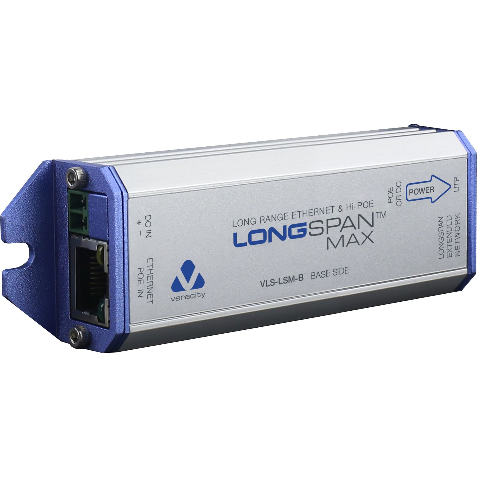 VLS-LSM-B - LONGSPAN Max (Base). Hi-Power, 90W Long-range Ethernet, Up ...