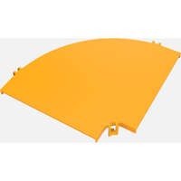 Elevate Fibre Duct 300 mm 90&deg; Horizontal Elbow Cover