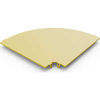 Elevate Fibre Duct 600 mm 90&deg; Horizontal Elbow Cover