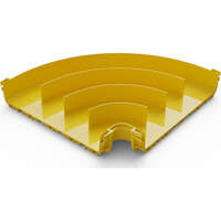 Elevate Fibre Duct 600 mm 90&deg; Horizontal Elbow