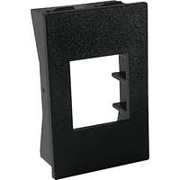 aura LJ6C Module 1x Keystone Port Unshuttered Black