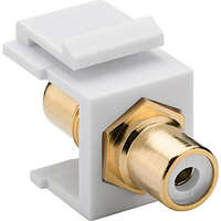 aura Keystone White Phono Audio Coupler Insert White