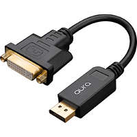 aura DisplayPort to DVI-I Adaptor Fly Lead Black