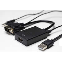 aura SVGA to HDMI Convertor Fly Lead Black